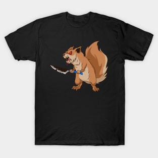 Monster animals - horror knife squirrel T-Shirt